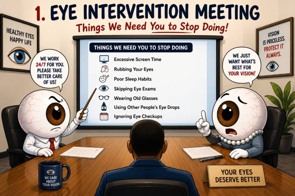 If Your Eyes Could Talk: 7 Things They Would Beg You to Stop Doing