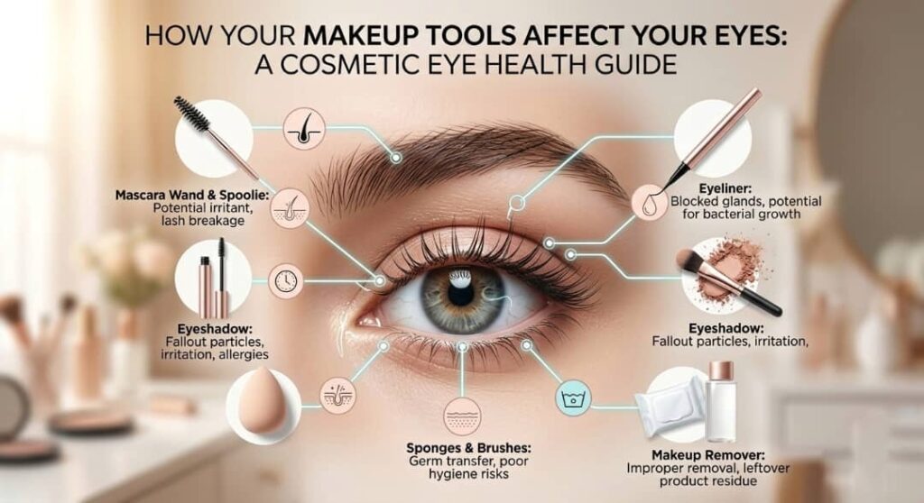 Ladies, Your Makeup Bag Could Be Affecting Your Eyes